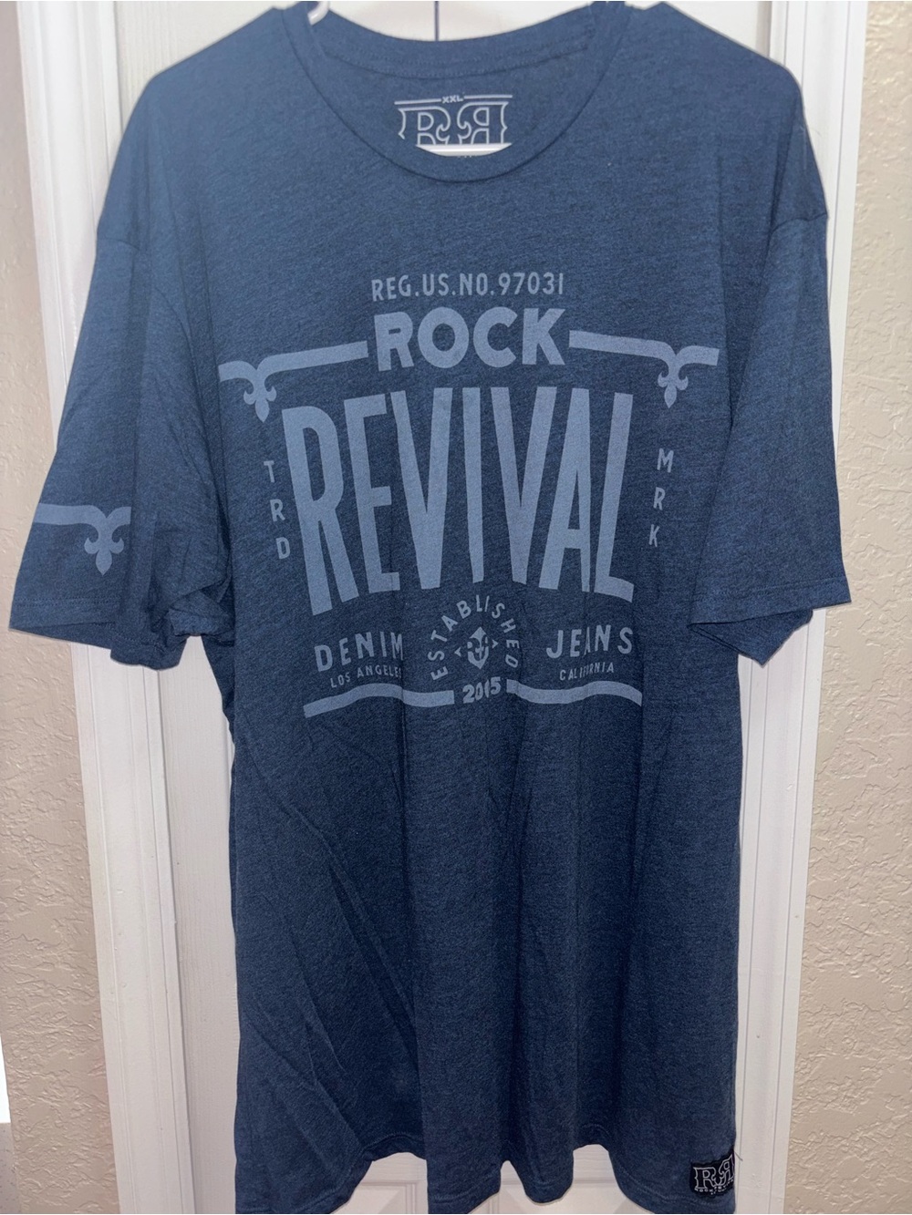 Rock Revival Men's Navy Graphic Tee